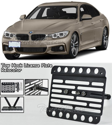 For 14-Up BMW F36 4-Series Grand Coupe M-Sport Front Tow Hook License Bracket