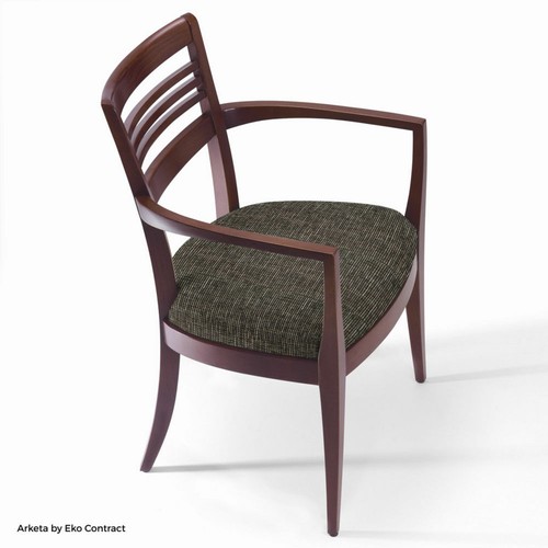 Architex Waistcoat Steath Charcoal Mingle Woven HeavyTweed MCM Upholstery Fabric - Picture 2 of 2