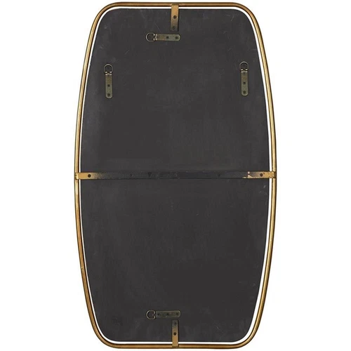 Uttermost Canillo MDF Wood and Iron Decorative Mirror in Antiqued Gold - Picture 3 of 4