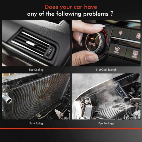 A/C Condenser with Receiver Drier for Volkswagen Passat 13-15 18-19 CC 2013-2017 - Bild 7 von 9