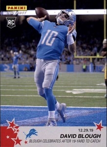 2019 Panini Instant Football #154 David Blough RC Rookie ...