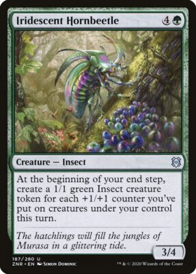Iridescent Hornbeetle [Zendikar Rising] Magic MTG