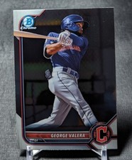 George Valera 2022 Bowman Chrome Prospect Rookie #BCP-233 Cleveland Guardians