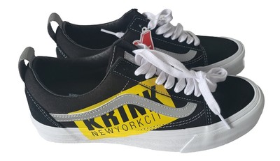 Vans Old Skool Krink New York City Men's Black and Yellow Sneaker Size 9
