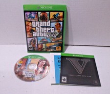 Grand Theft Auto V 5 Microsoft Xbox One, 2014 Rockstar GTA 5 w/ Map Complete