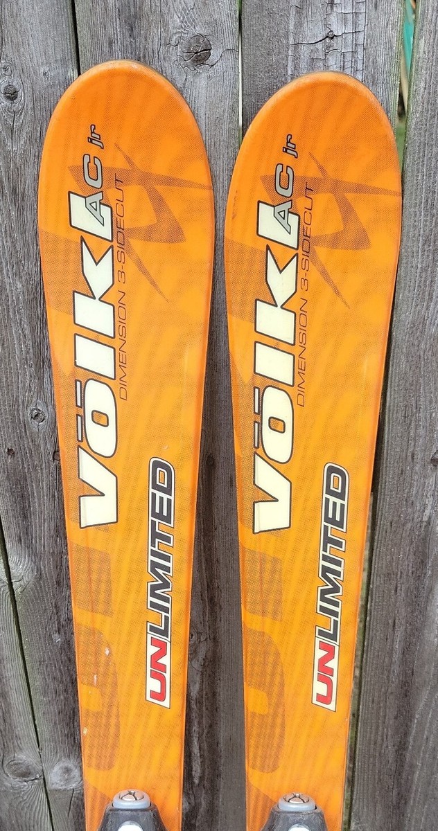 Vintage Volkl Unlimited AC Jr 120Cm Ski Skis Dimension 3