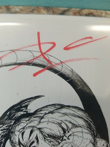 Venom #30 Tyler Kirkham variante en blanco y negro, firmado por Donny Cates ¡con certificado de autenticidad! ¡Muy bueno! - Imagen 4 de 12