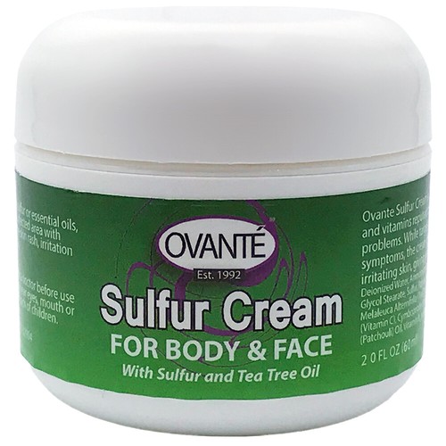 Crema curativa antifúngica de azufre para picazón cara cuerpo tiña inguinal pie de atleta