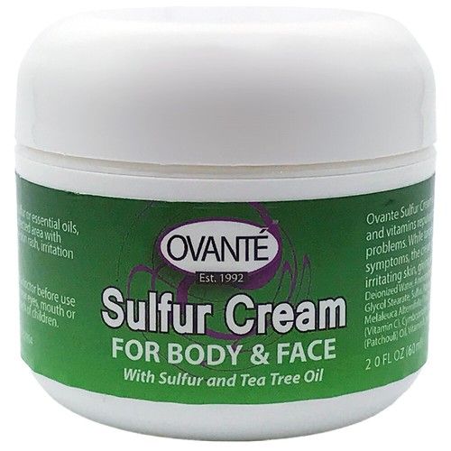 Sulfur Anti Fungal Healing Cream For Itching Face Body Jock Itch Athlete's Foot - Picture 1 of 8