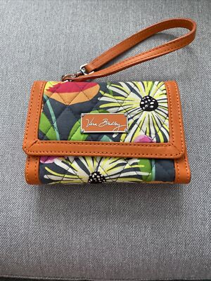 Vera Bradley ANNIVERSARY Wallet Wristlet Clutch Coin JAZZY