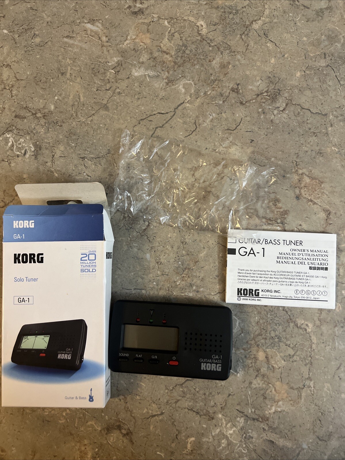 Korg GA-1 Solo Tuner Guitar & Bass Electric LED