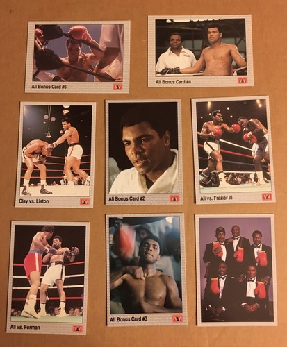 Juego completo de boxeo 1991 AW todo el mundo como nuevo de fábrica con (5) tarjetas de oro Ali 1-149 - Imagen 3 de 7