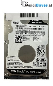 Western Digital WD5000LPLX-75ZNTT0 - 500 GB - SATA- PCB 2060-800018-001 Rev. P1*