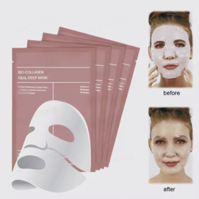 2 Sheets. Bio-Collagen Real Deep Mask Korean Skin Care Anti Aging. US Seller