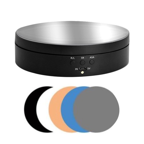 Motorized Rotating Display Stand 3 Speeds Adjustable Revolving Base Turntable - Picture 8 of 8
