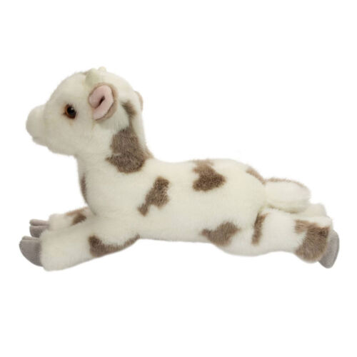 Gisele 15" DLUX Goat Douglas Plush Stuffed Animal cuddle toy white farm spotted - Picture 5 of 7