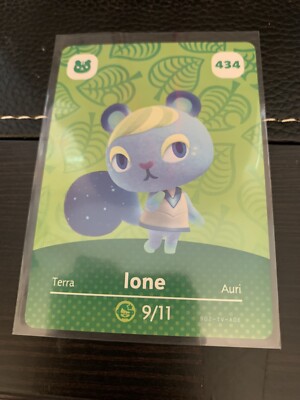 Carte Amiibo Animal Crossing 442 Cléo / Zoe [EUR] Série 5 Near Mint