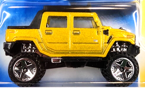 2008 1:64 Hot Wheels New Models 15/40 Hummer H2 SUT Metallic Gold 015/196 - Picture 2 of 12