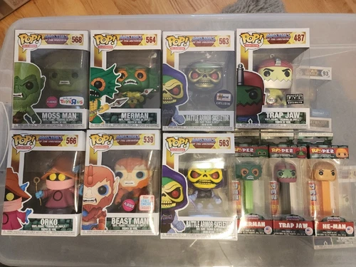 Funko Pop! MOTU Masters of The Universe - Lot Of 10 Orko,Skeletor,Moss Man