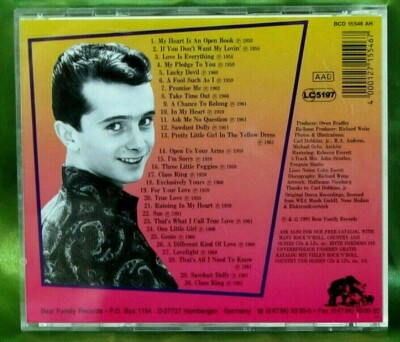 50's 60's Rockabilly Rock CD: Carl Dobkins Jr. - My Heart Is An