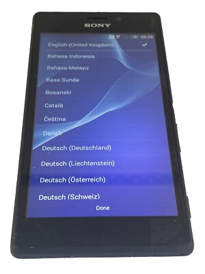 Sony XPERIA M2 D2303 4G 8GB (O2 Netzwerk) Smartphone Handy in Schwarz - DP409