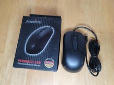 Perixx PERIMICE-209 3 Button USB Wired Mouse - Optical - 1000 DPI - 5.9 Ft Cable