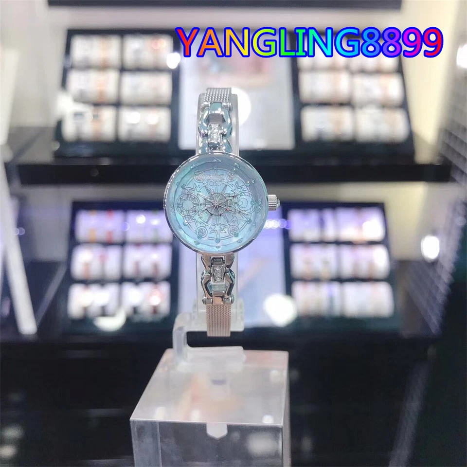 Reloj Pulsera Card Captor Sakura Magic Sakura Niña Oro/Plata Reloj Joyería Regalo Foto 3 de 4