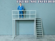 1/24 Scale Garage Loft Platform - Model Car Diorama Accessory