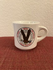 Vintage BSA Boy Scouts of America Eagle Scout Mug Eagle District Fly High