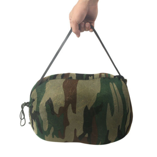 3D Ghillie Suit woodland Tarnanzug Poncho Camouflage Kleidung Jagd Umhang - Bild 11 von 13