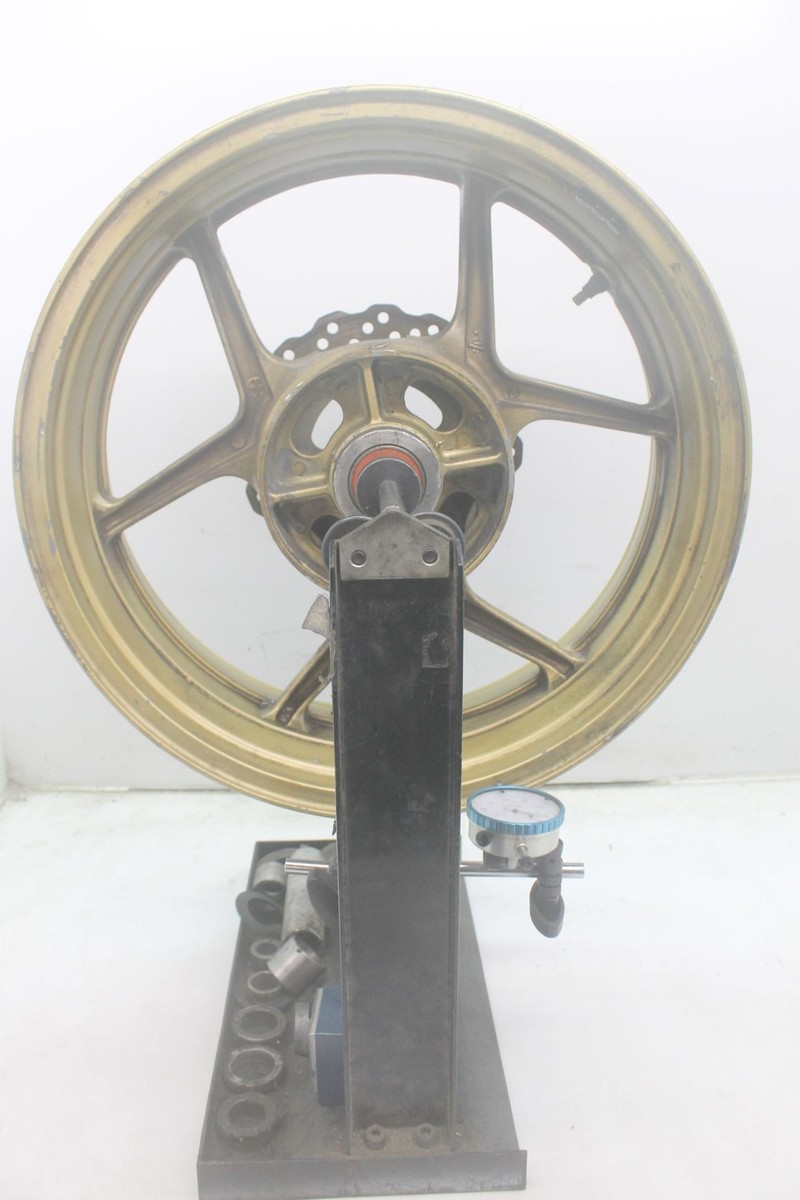 06-07 ZX10R REAR WHEEL BACK RIM TIRE GUARANTEED STRAIGHT OEM