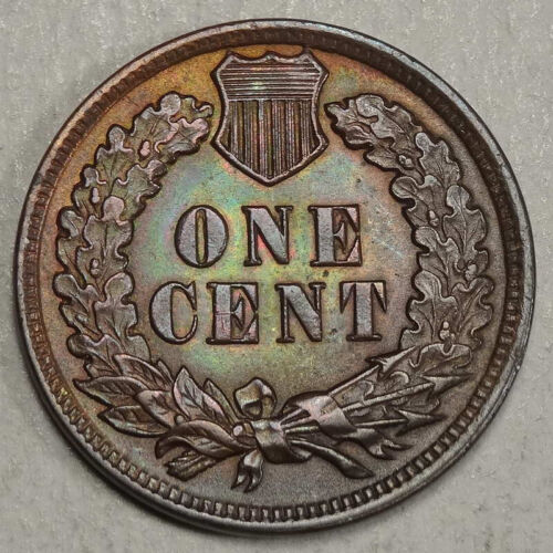 Indischer Cent 1902, unzirkuliert, interessante Tönung 0323-08 - Bild 4 von 4