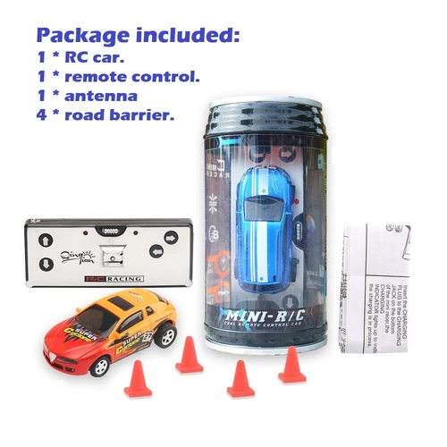 Kids 2.4G Coke Can Mini RC Radio Drift Remote Control Race Racing Car Toy Gift - Picture 11 of 40
