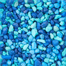 Blue Aquarium Gravel, Beautify Your Underwater World, 5 Lb