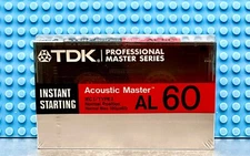 TDK  PRO AL   60    VS II       TYPE I     BLANK CASSETTE TAPE (1) (SEALED)