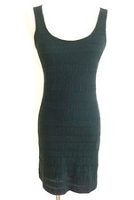 Free People LBD Little Black Dress BodyCon w/Open Strappy Back Size XS