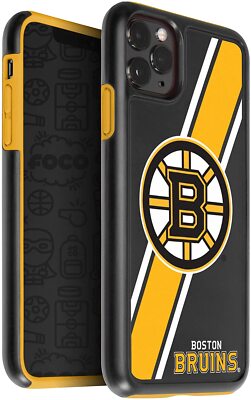 FOCO NHL Boston Bruins Hybrid Case for iPhone 11 Pro, X & XS (5.8'')