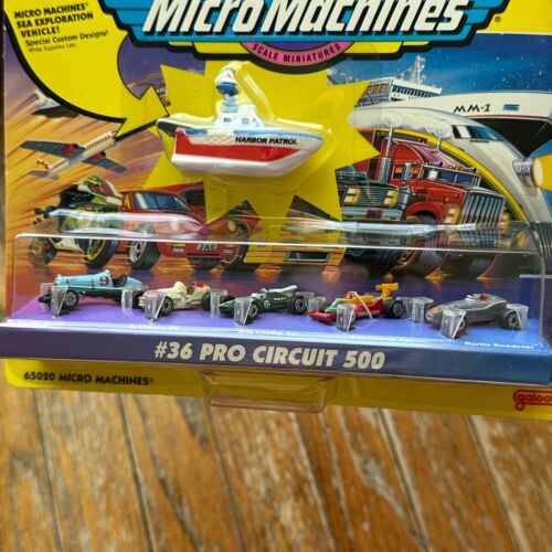 GALOOB MICRO MACHINES 1996 #36 PRO CIRCUIT 500 BONUS Harbor Patrol Boat 65020 - Picture 2 of 5