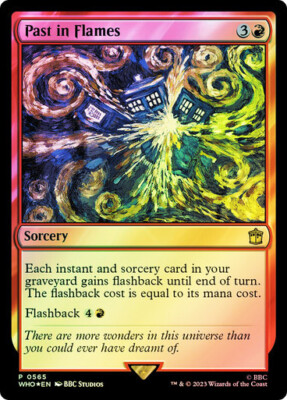 Past in Flames (Launch) Foil Mtg Magic Englisch