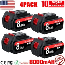8.0Ah 20Volt LB2X4020 Battery FOR Black and Decker 20V MAX Lithium LBXR20 LBX20