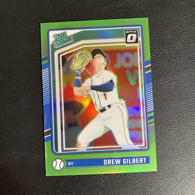 2024 Donruss Optic Drew Gilbert Lime Green /149 New York Mets 