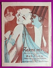 REKNI MI ,, TY -MUSICAL SCORE, CZECHOSLOVAKIA 1927 -REF.8873