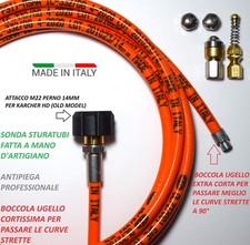 SONDA STURATUBI IDROPULITRICE KARCHER HD (MODELLO VECCHIO) BOCCOLA CORTA 40MM