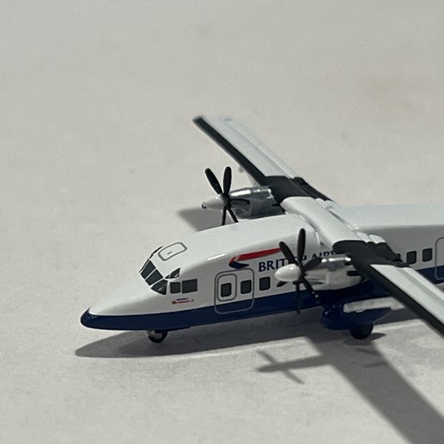 1:500 Herpa British Airways Airlines Shorts 360 300 Toy Model Wings Airplane - Picture 7 of 11