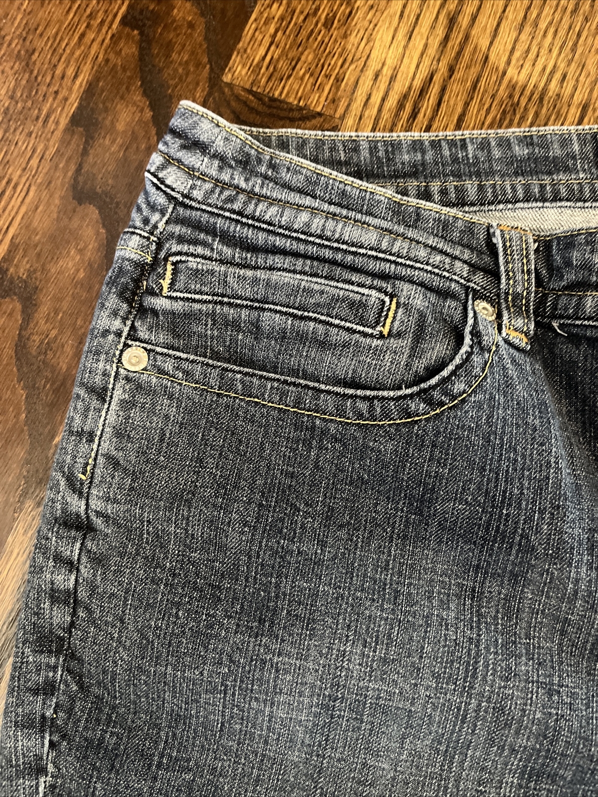 Chico's Platinum Ultimate Fit Slim Leg Denim Blue Jeans 2.5 Short Inseam 25.5 - View 6