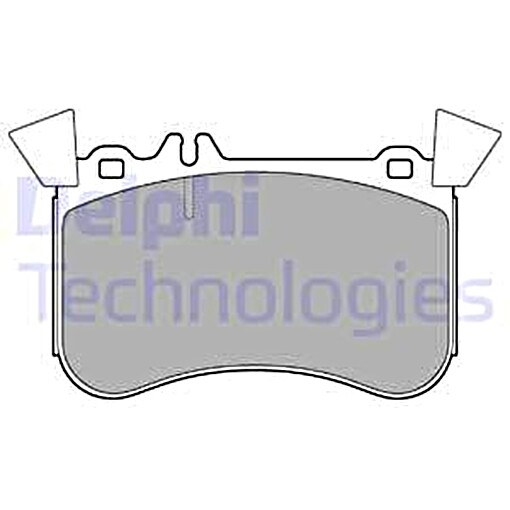 Delphi Disc Brake Pad Set for MERCEDES CLA GLA C117 W117 W156 W176