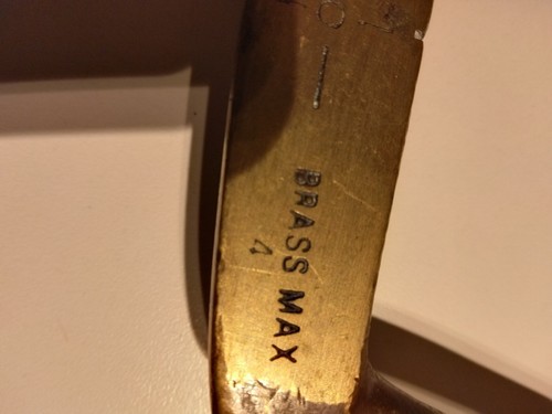 DUNLOP Long Neck BrassMax Blade Putter, RH, A classic. Read. - Picture 5 of 7