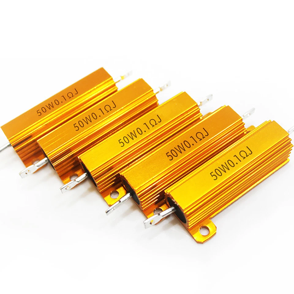 5W 10W 25W 50W 100W 200W 300W 500W Resistencia de carga Resistencia de alambre 0,1 Ω - 10 kΩ - Imagen 2 de 4