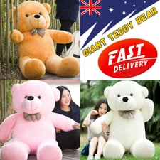 1.6/1.8/2m Large Teddy Bear Giant Cuddly Stuffed Soft Plush Animal Doll Toy Gift
