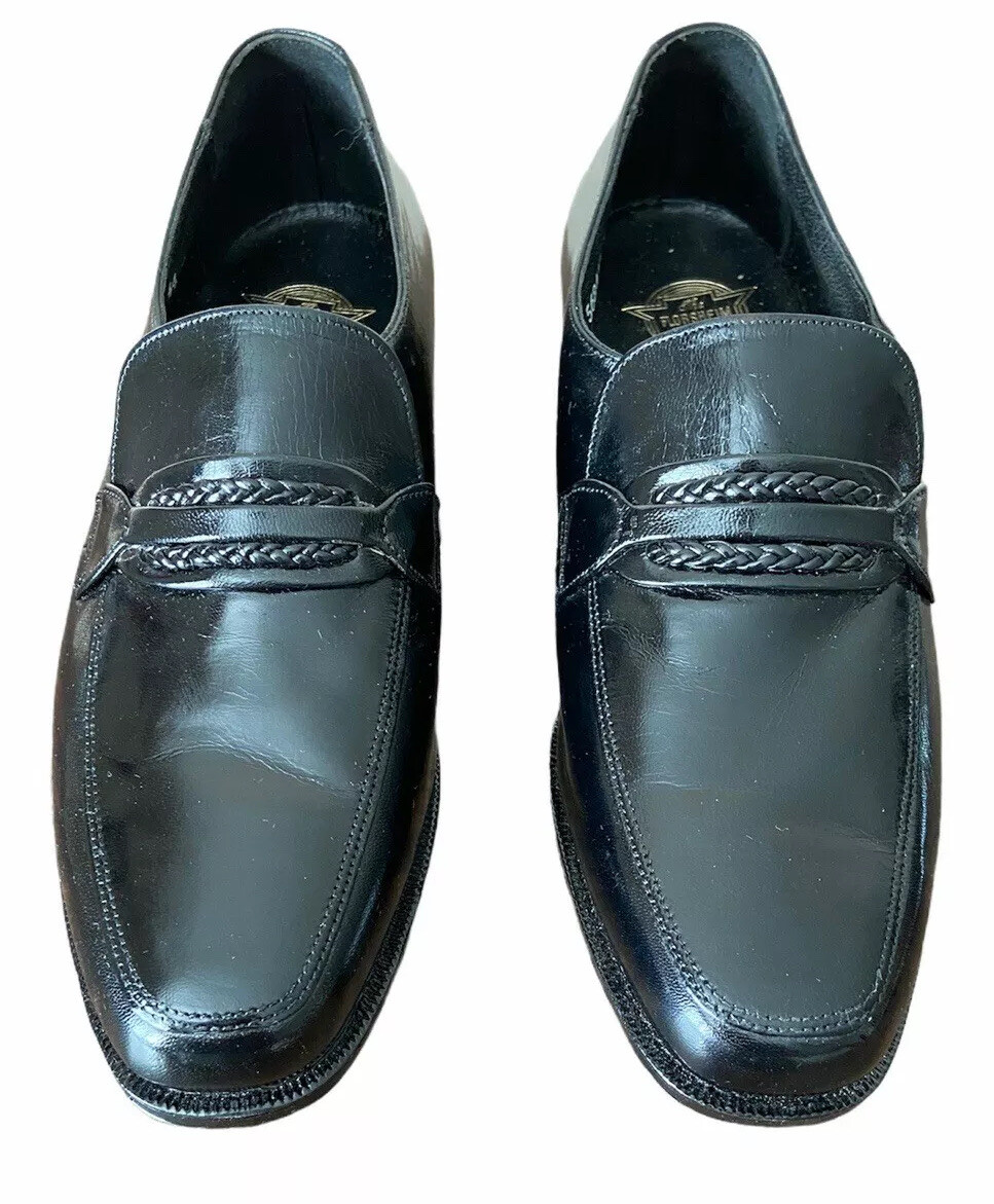 Florsheim Richfield Braided Moc Toe Strap Black Dress Loafer  display picture 3